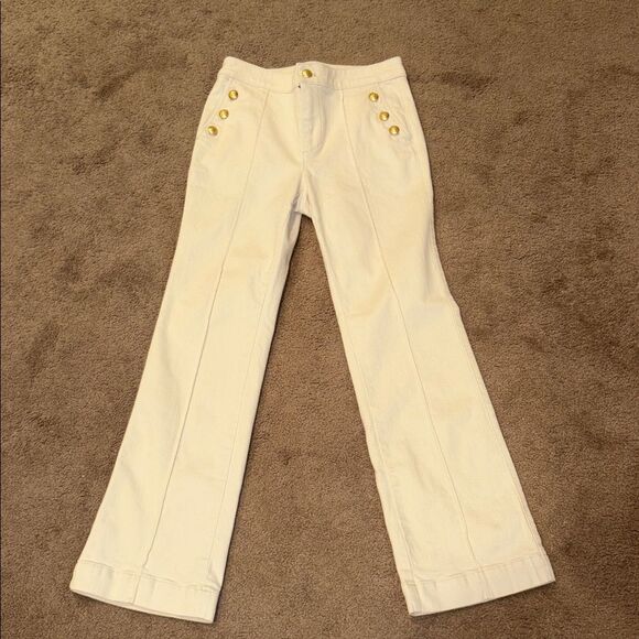 Talbots Flare Leg Sailor Jeans Size 4 Petite - Picture 3 of 11